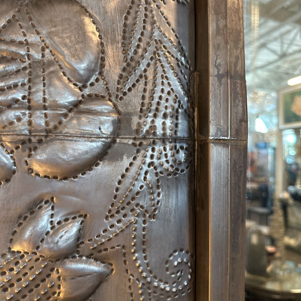 Mexican Hojalata Tin Mirror- 45X1X54.5H