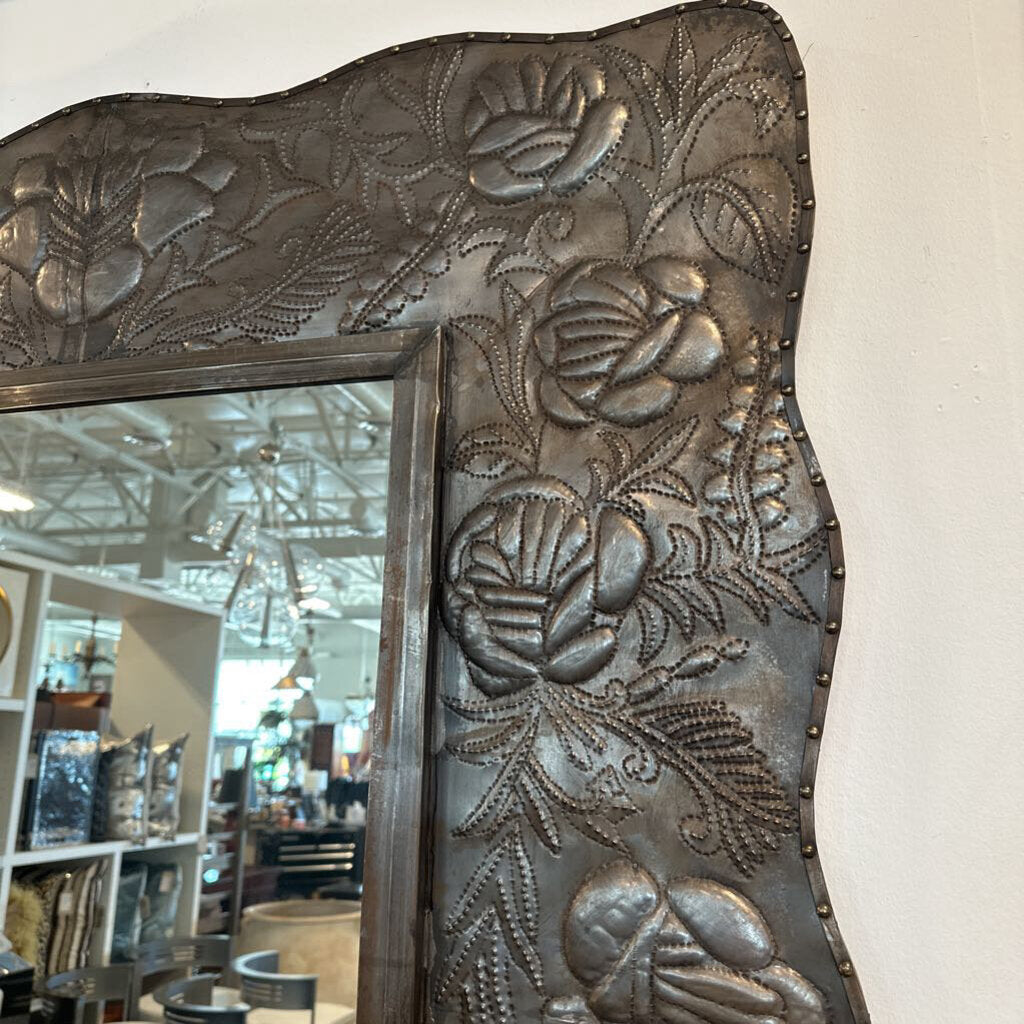 Mexican Hojalata Tin Mirror- 45X1X54.5H