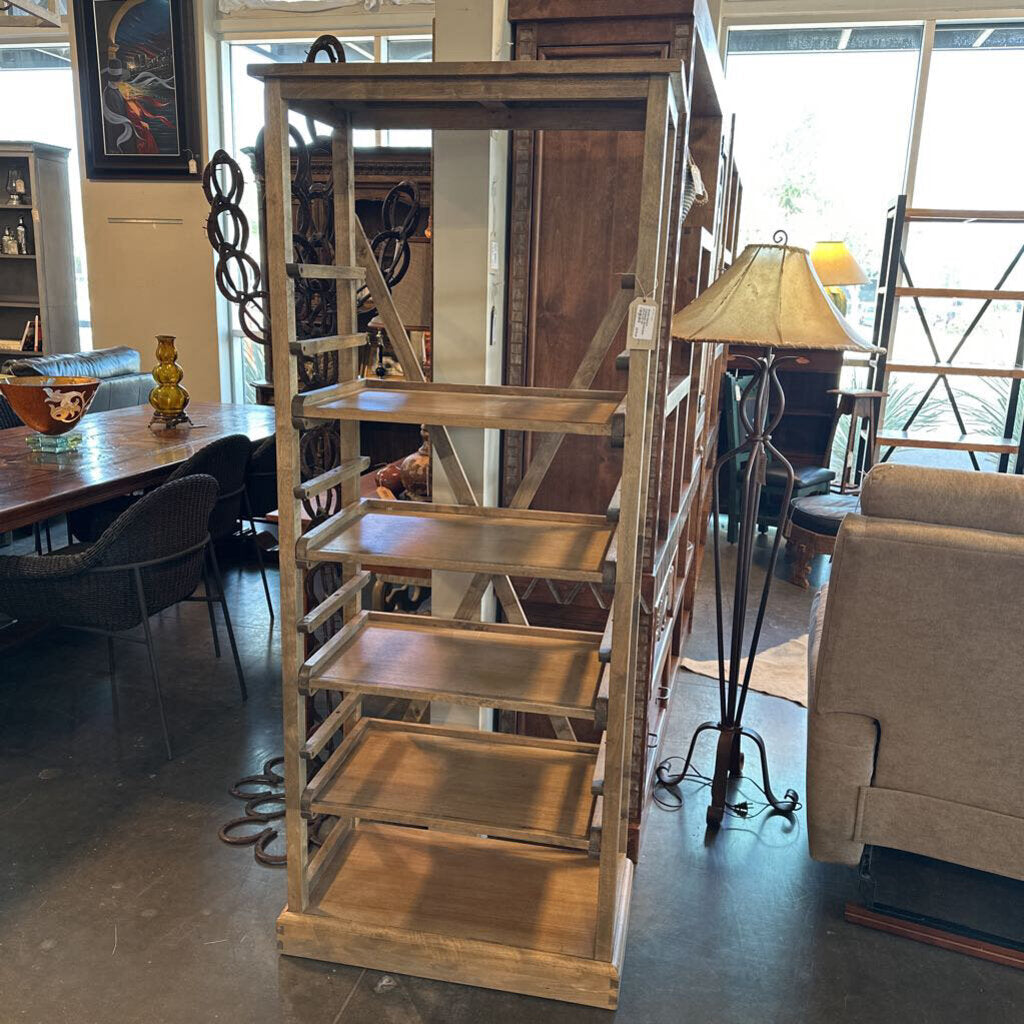 World Market Campaign Bookcase- 30X15.5X72H