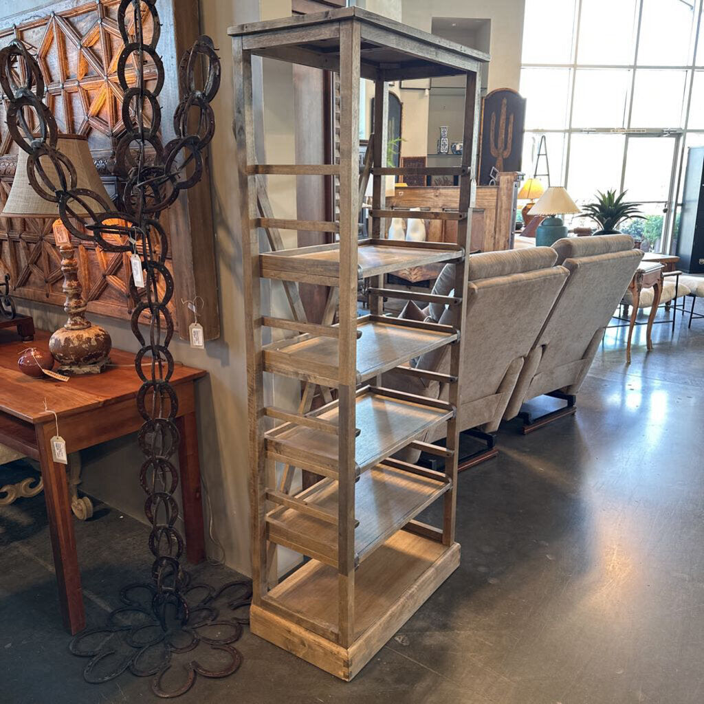 World Market Campaign Bookcase- 30X15.5X72H
