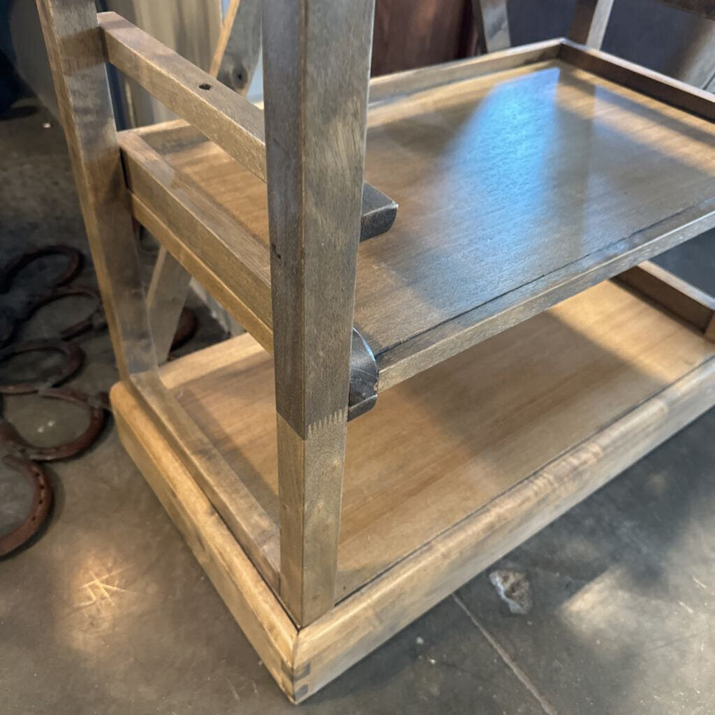 World Market Campaign Bookcase- 30X15.5X72H