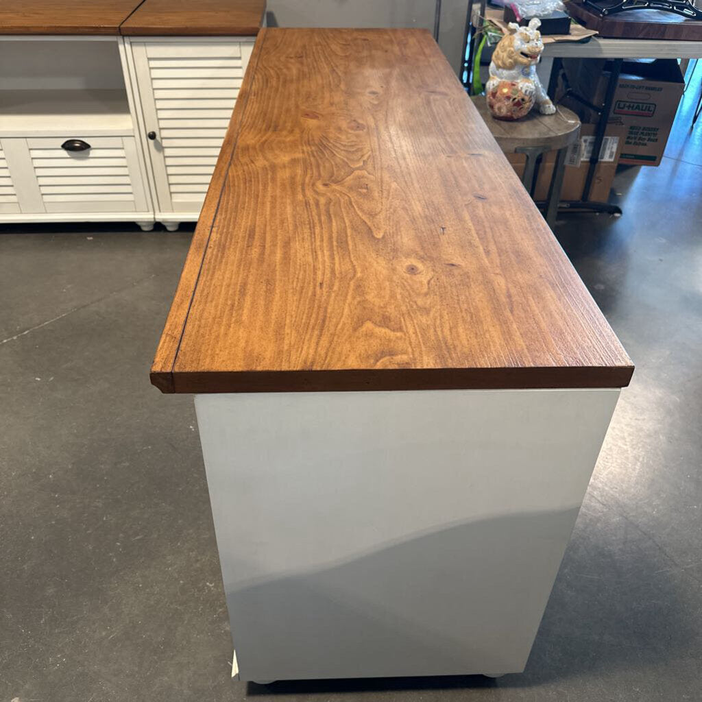 Pottery Barn White Whitney Desk- 72X22X30.5H
