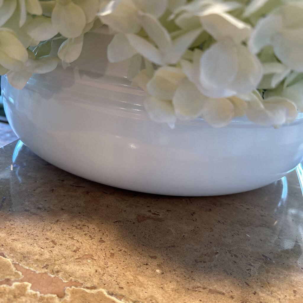 Fig & Birch Anastasia Hydrangea Center Piece In White Pot - 12X17