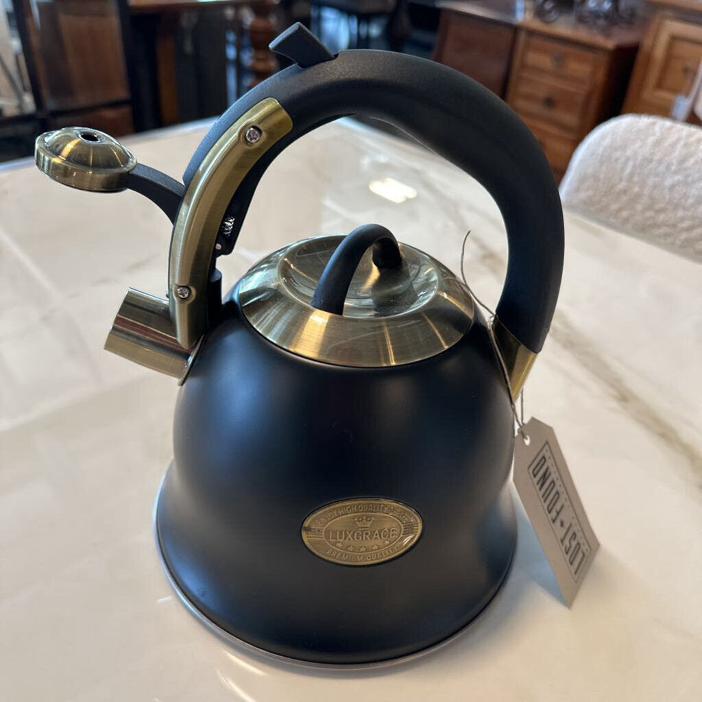 Luxgrace Black Tea Kettle- 8.5X9.5H