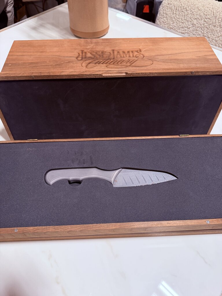 Jesse James Culinary "El Diablo" Master 5 pc. Set W/ Knife Stand - AS IS