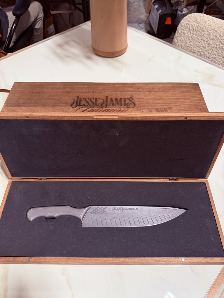 Jesse James Culinary "El Diablo" Master 5 pc. Set W/ Knife Stand - AS IS
