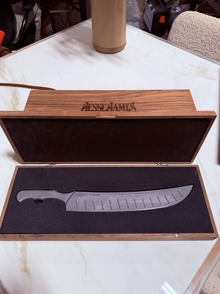 Jesse James Culinary "El Diablo" Master 5 pc. Set W/ Knife Stand - AS IS