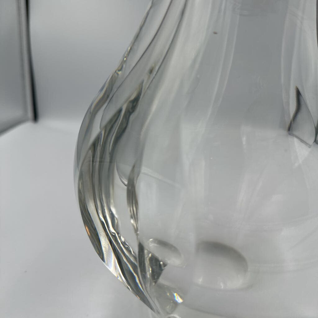 Cristal St. Louis France Heavy Universe Vase- 6.5X6.5X8.5H
