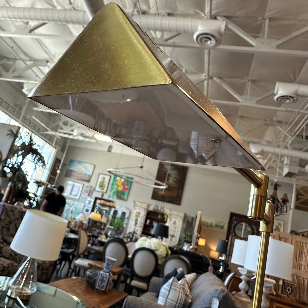Holtkotter OB-FL050D Brass Adjustable Floor Lamp- 24X10X51H
