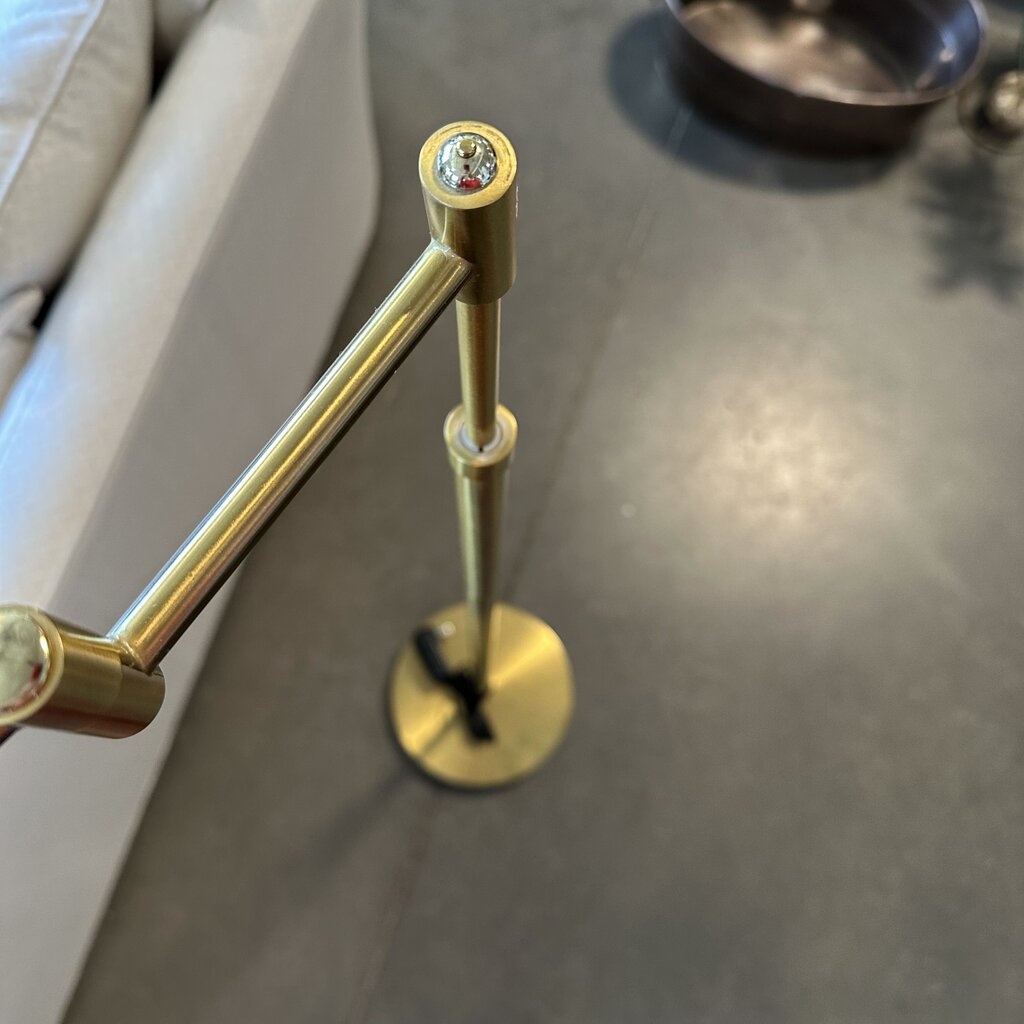 Holtkotter OB-FL050D Brass Adjustable Floor Lamp- 24X10X51H