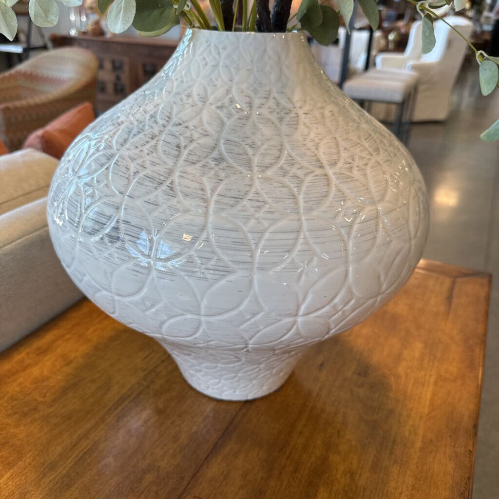 Crate & Barrel Geo Vase W/ Stems - 44X40H