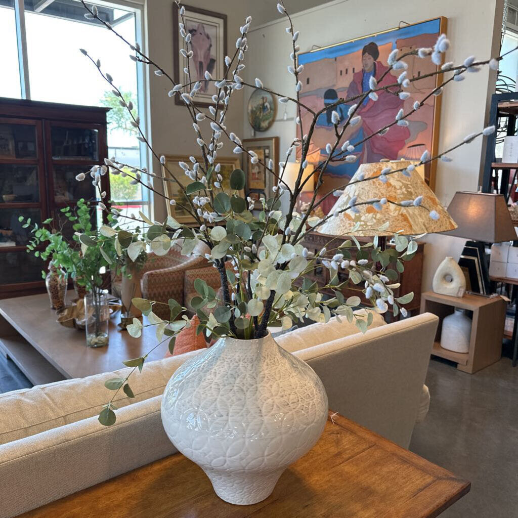 Crate & Barrel Geo Vase W/ Stems - 44X40H