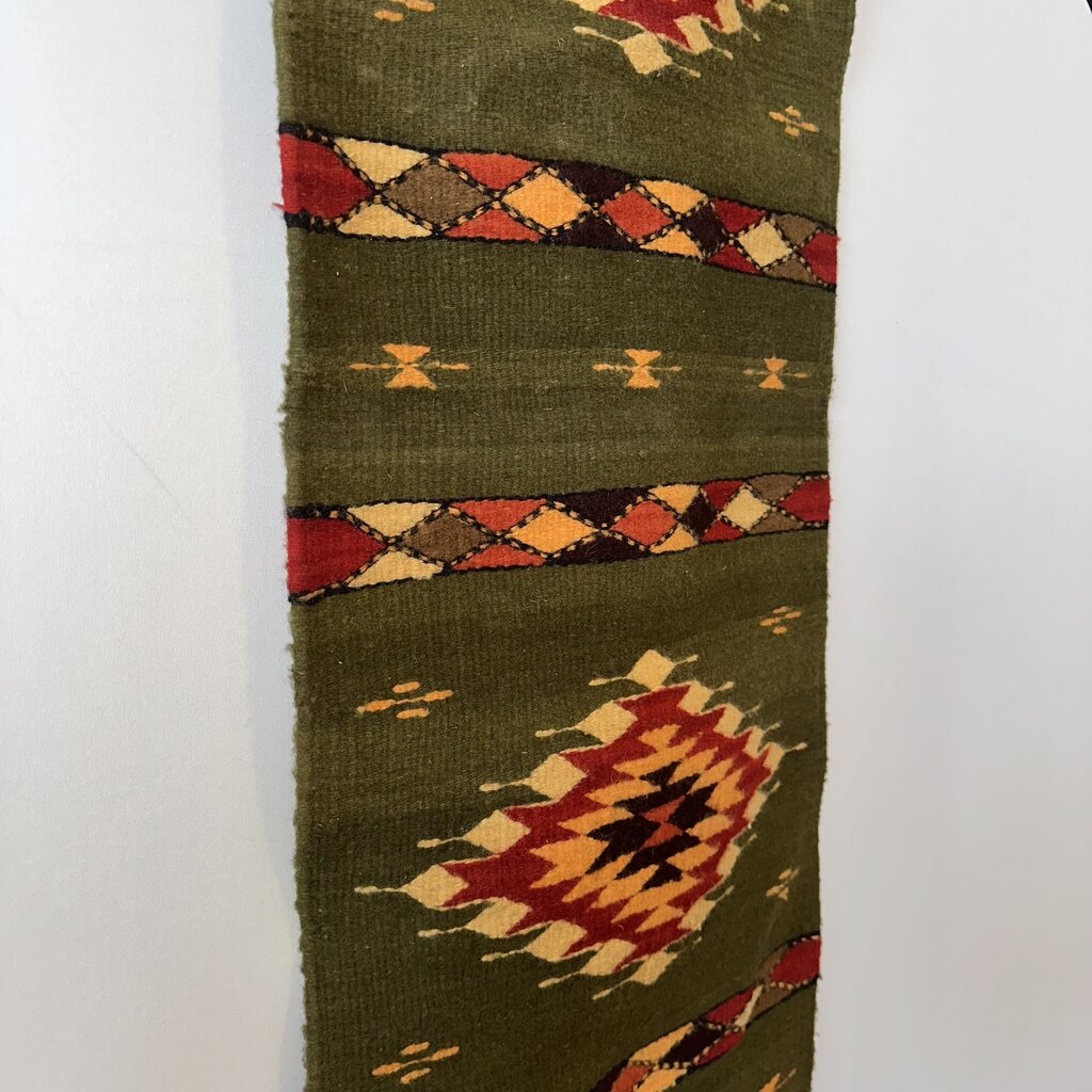 Escalante Green Wool Table Runner- 16X80