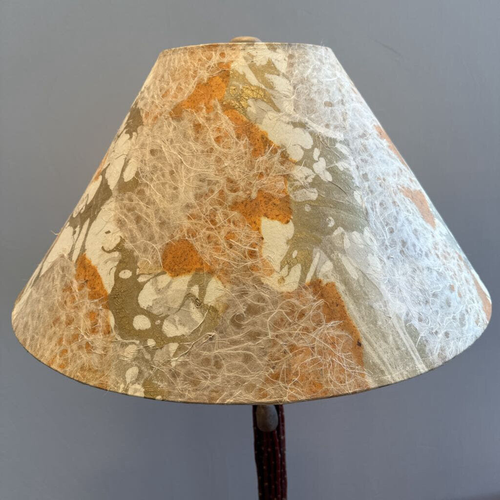 Twig & Stone Floor Lamp W/ Copper Trim- 24X59H