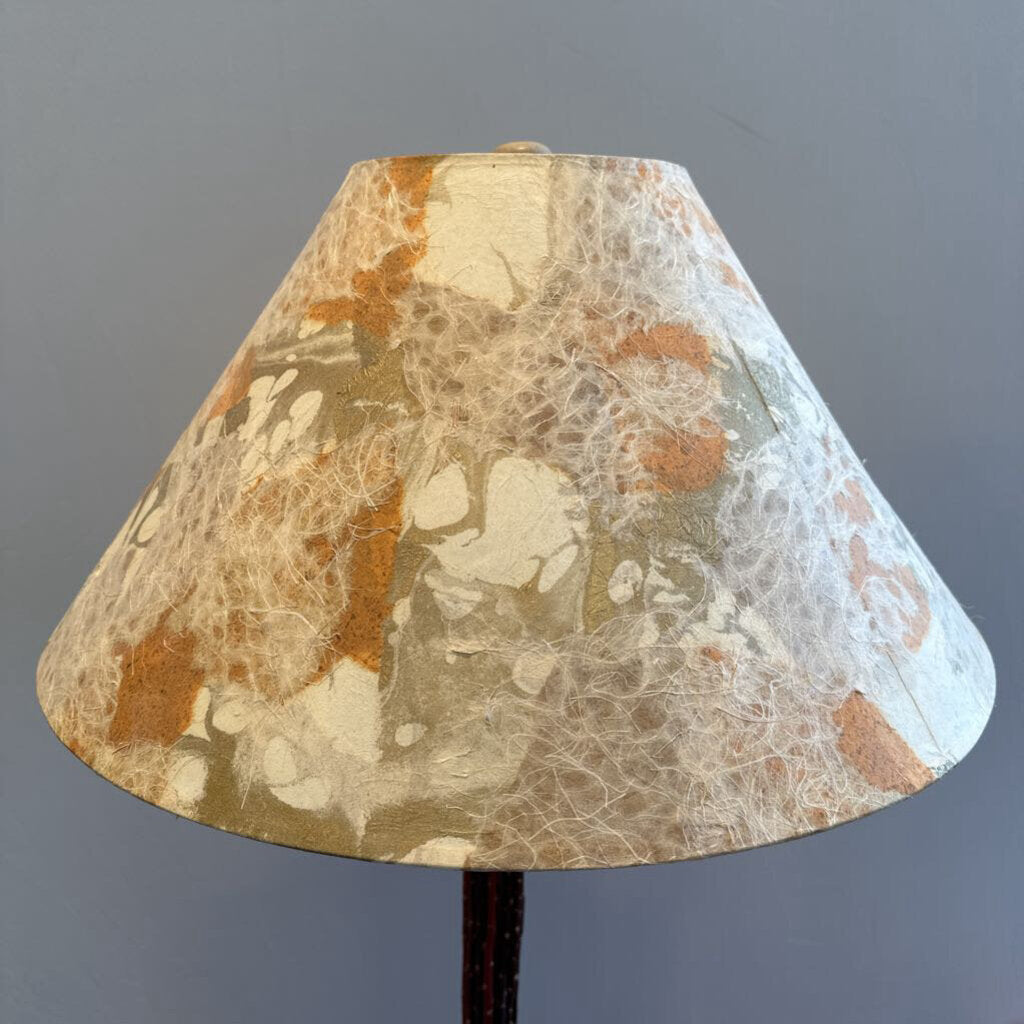 Twig & Stone Floor Lamp W/ Copper Trim- 24X59H