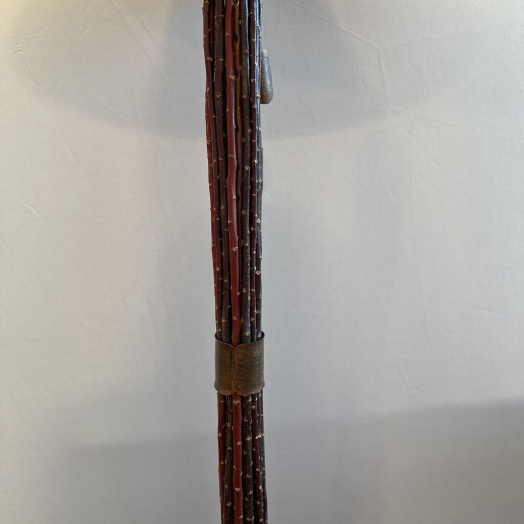 Twig & Stone Floor Lamp W/ Copper Trim- 24X59H