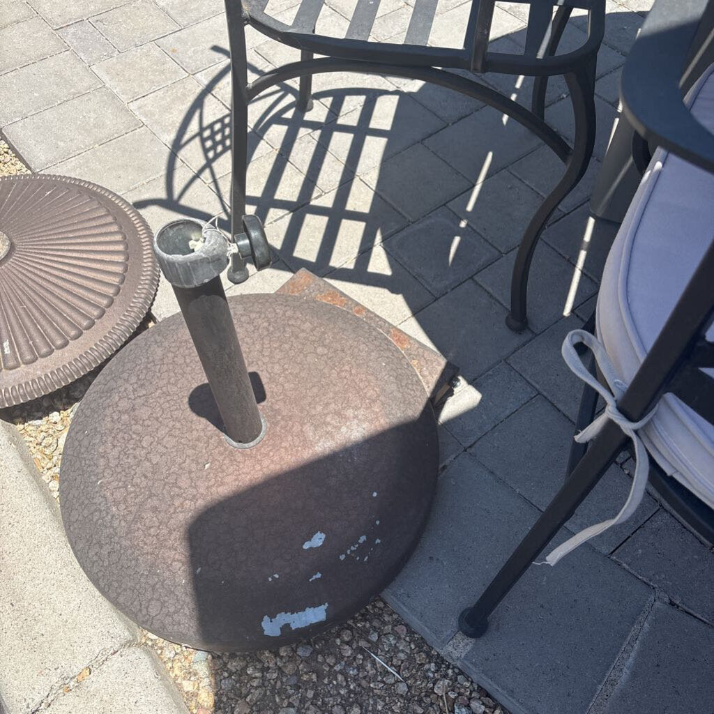 Rust Round Umbrella Stand