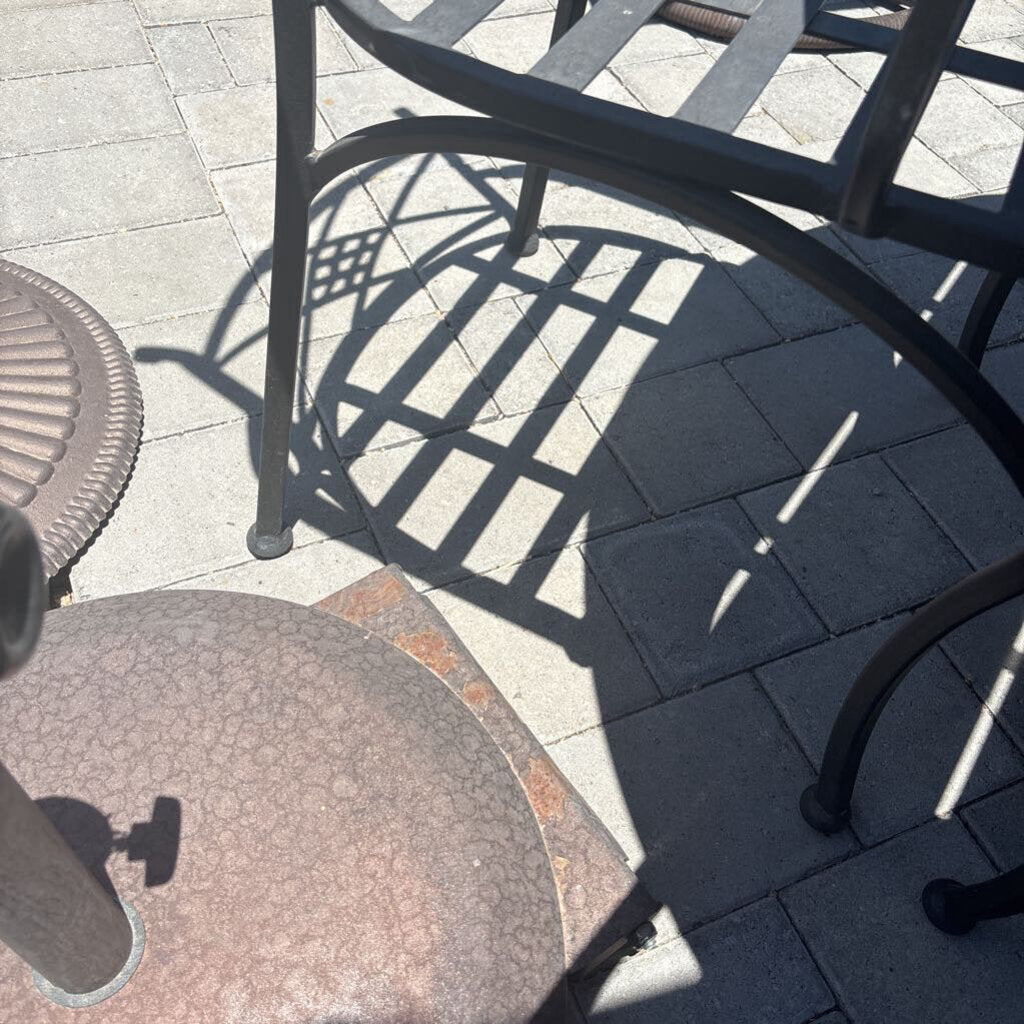 Rust Round Umbrella Stand