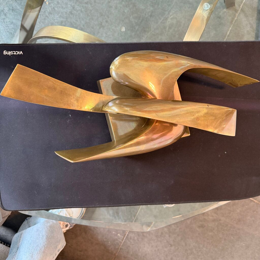 Leonardo Nierman Vintage Bronze Sculpture- 20X9X9H