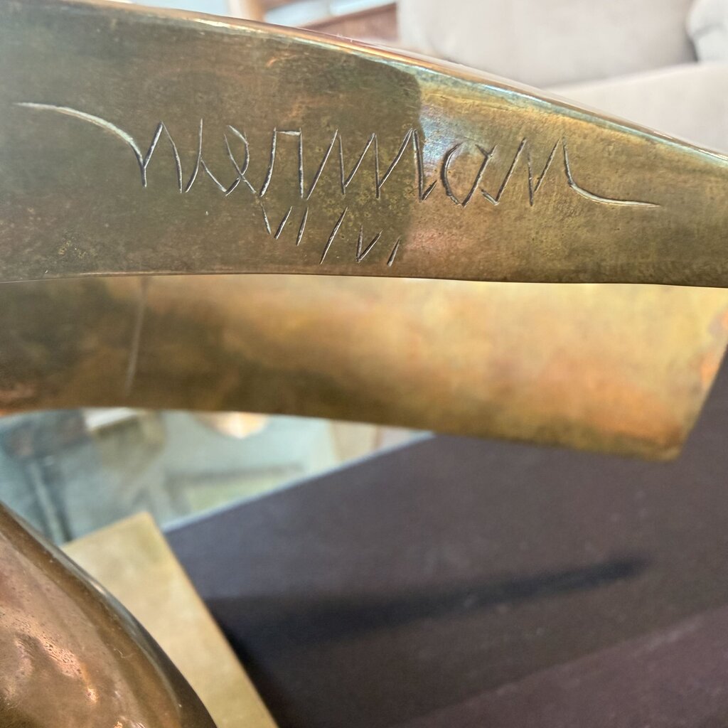 Leonardo Nierman Vintage Bronze Sculpture- 20X9X9H