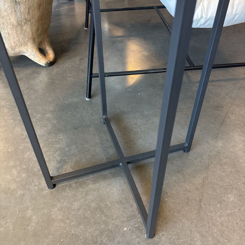 Room & Board Classic Smoked Glass Side Table- 22X24H