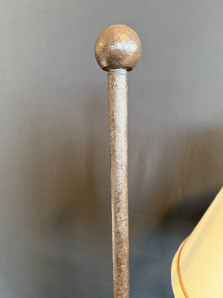 Wrought Iron Curved Arm Floor Lamp- 17.5X61H