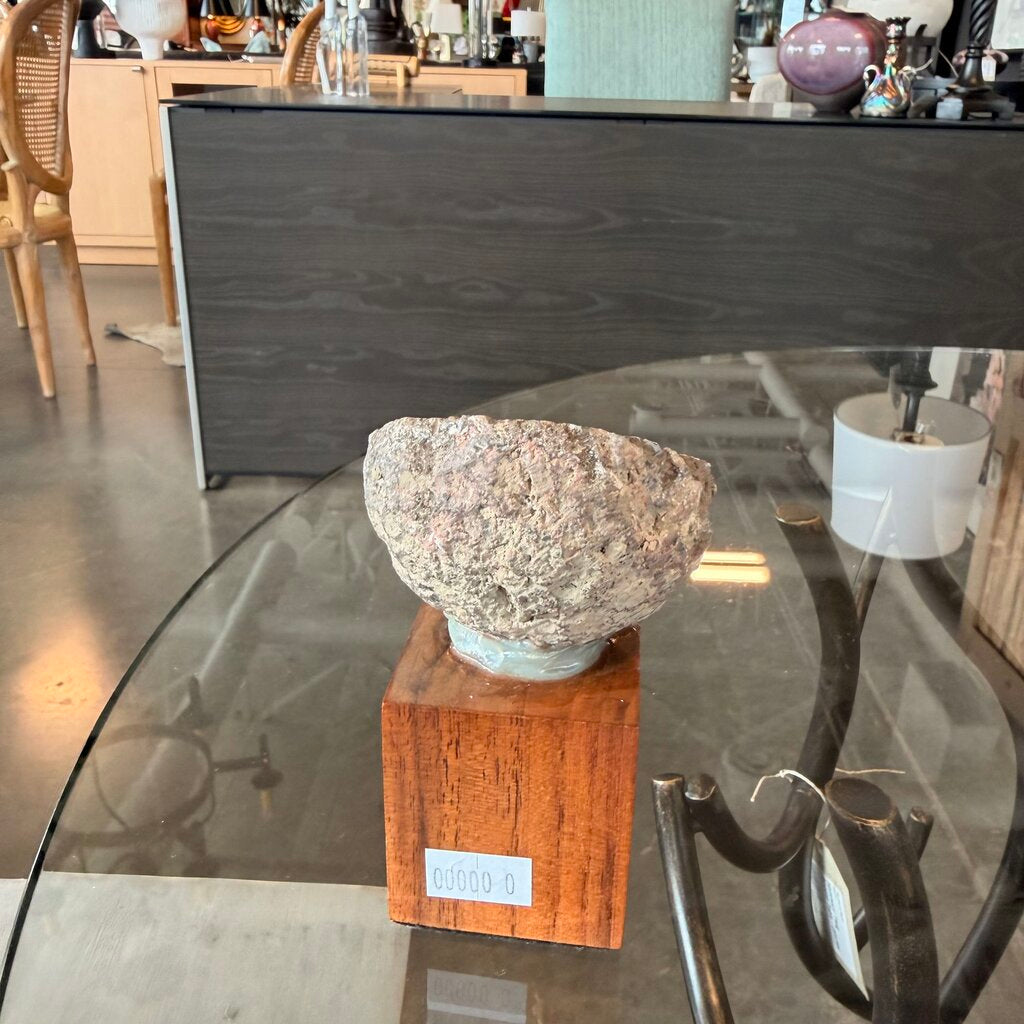 Blue Agate on Stand - 2.5X3.5H