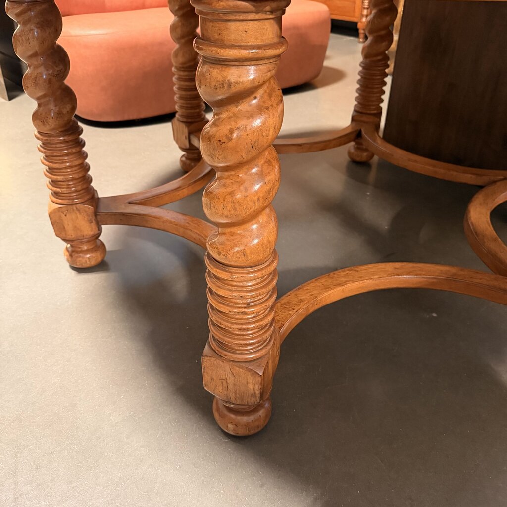 Dessin Fournir Round Dining Table- 60X30H (No Leaf)