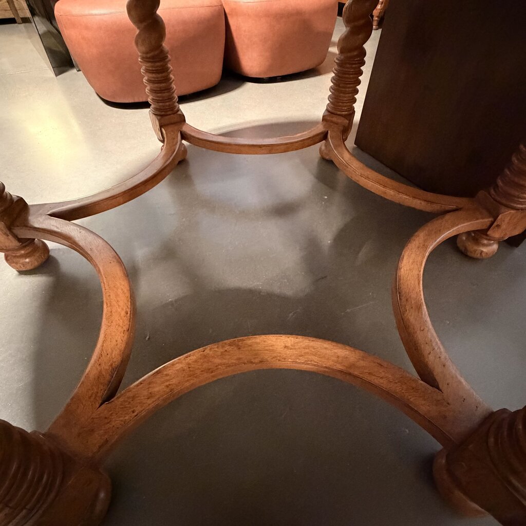 Dessin Fournir Round Dining Table- 60X30H (No Leaf)