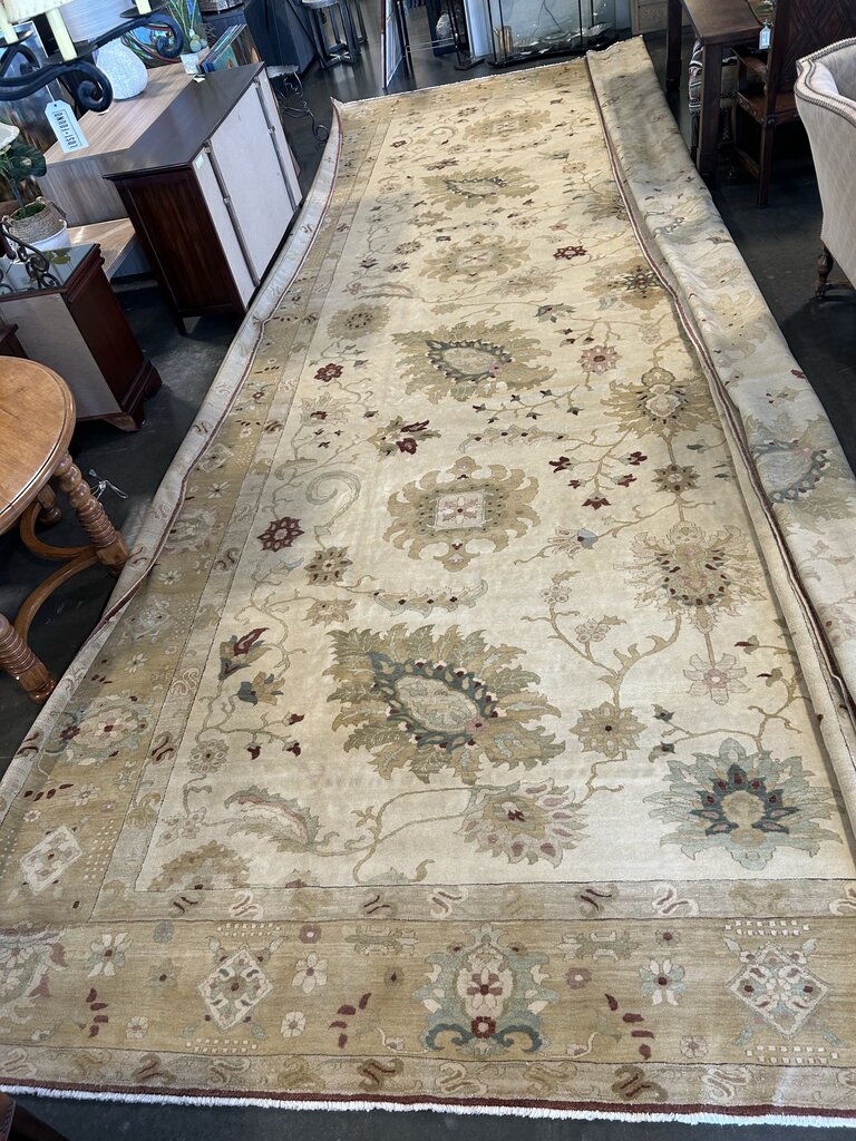 Fine Wool Woven Egyptian Rug - 24.5X14