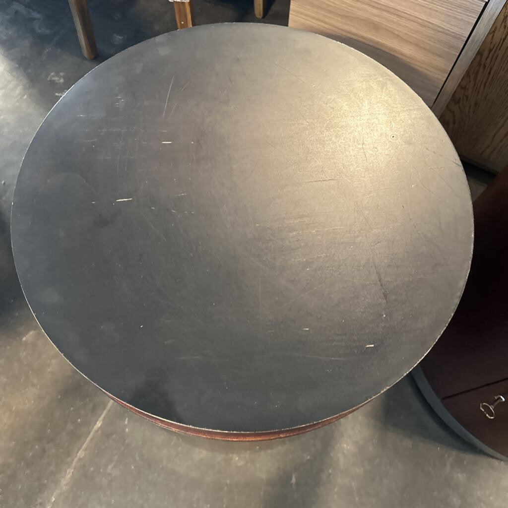 Ralph Lauren Round Side Tables - Pair - 24X24.5 - AS IS