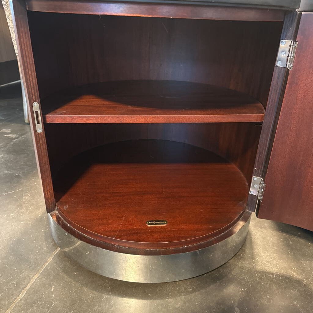 Ralph Lauren Round Side Tables - Pair - 24X24.5 - AS IS