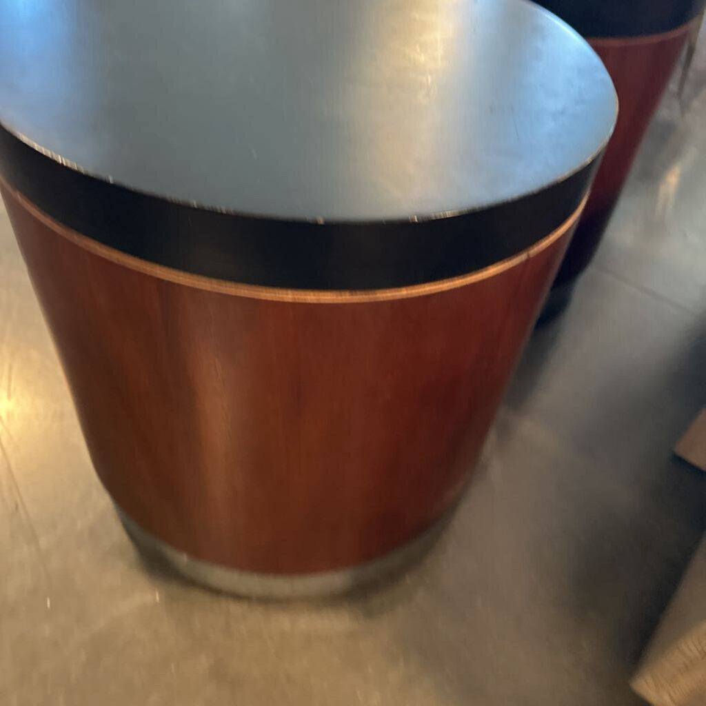 Ralph Lauren Round Side Tables - Pair - 24X24.5 - AS IS
