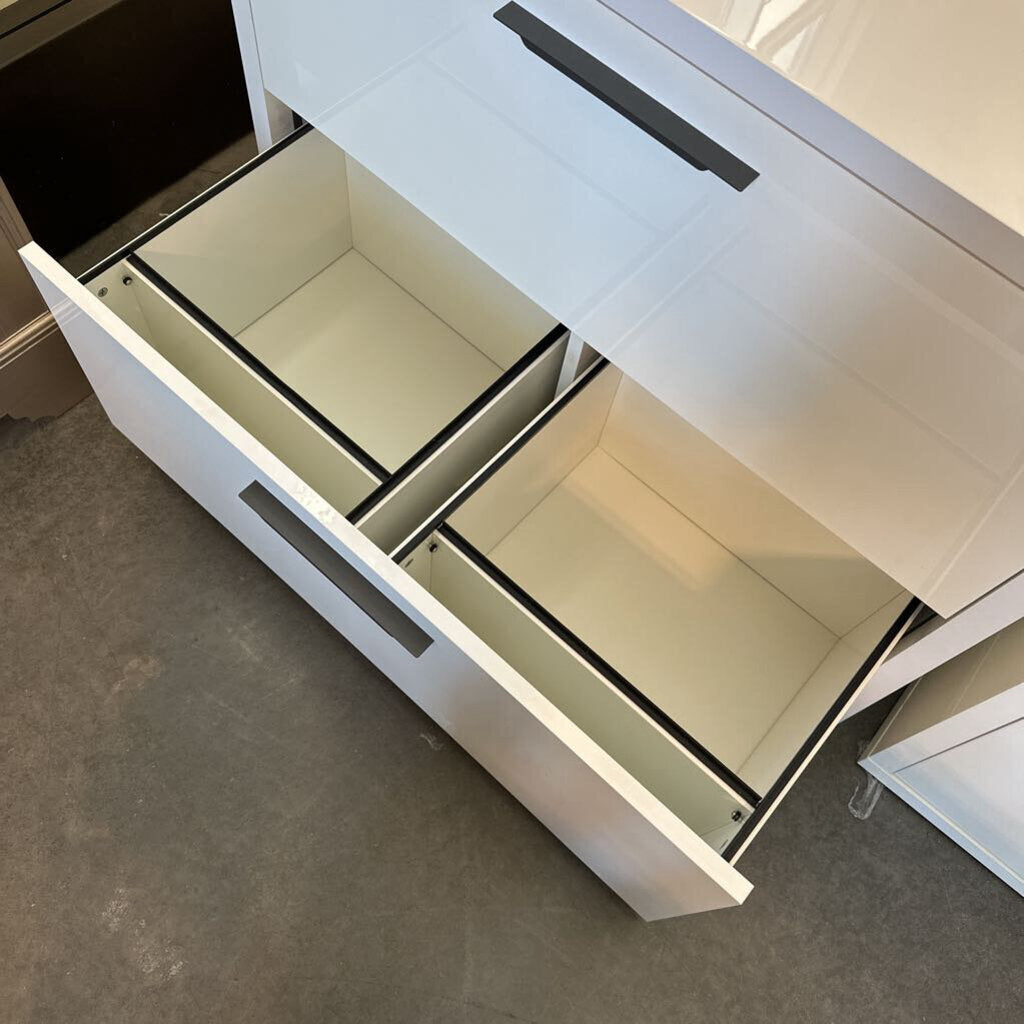 ALF Italia White File Cabinet - 37X18X29.5H