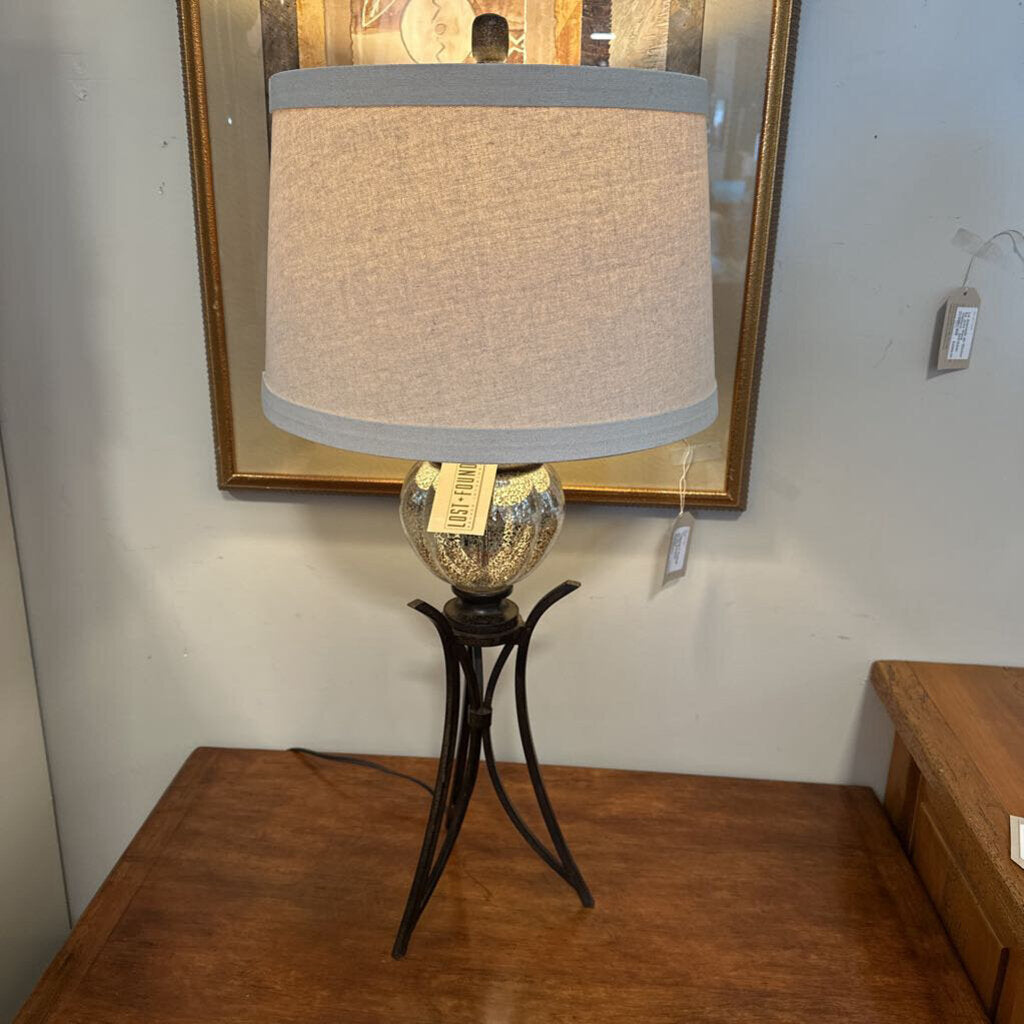 Uttermost Cebrario Mercury Glass Lamps - Pair - 16X33H