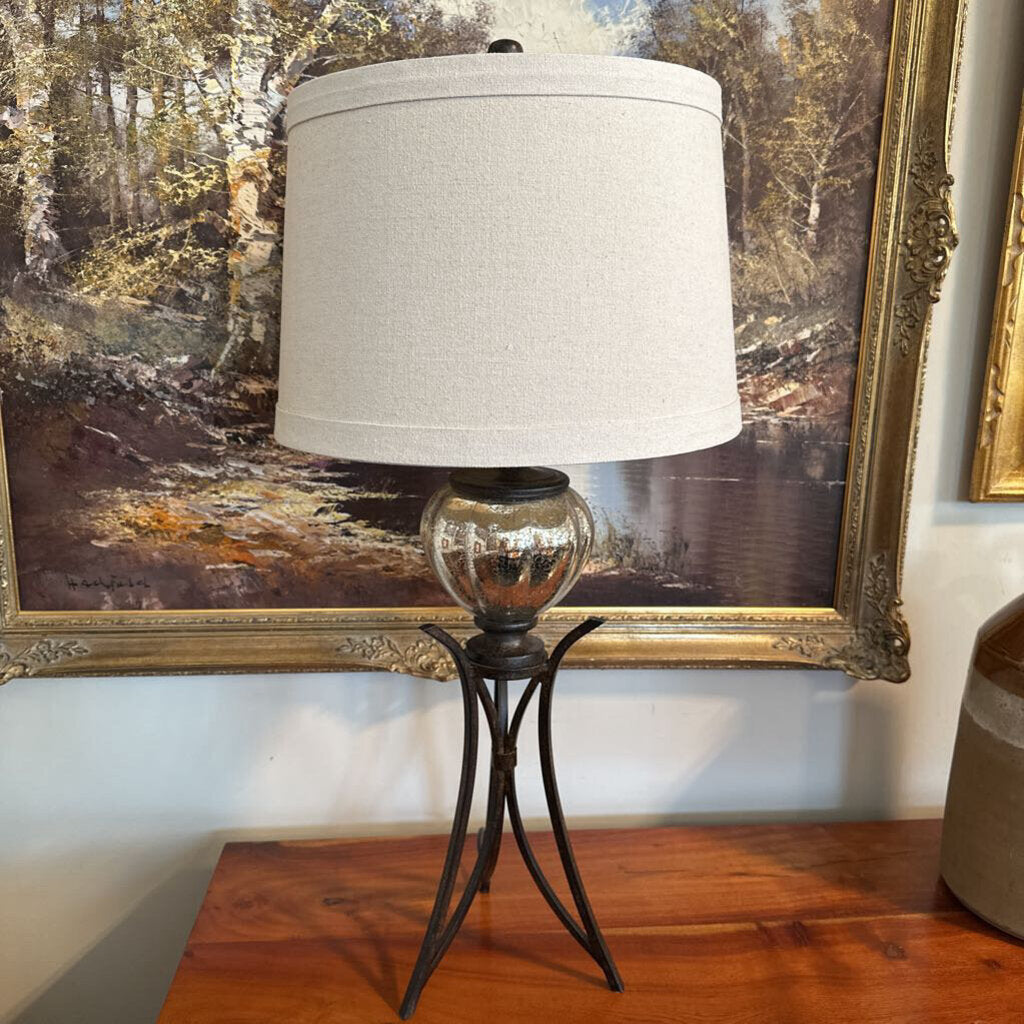 Uttermost Cebrario Mercury Glass Lamps - Pair - 16X33H