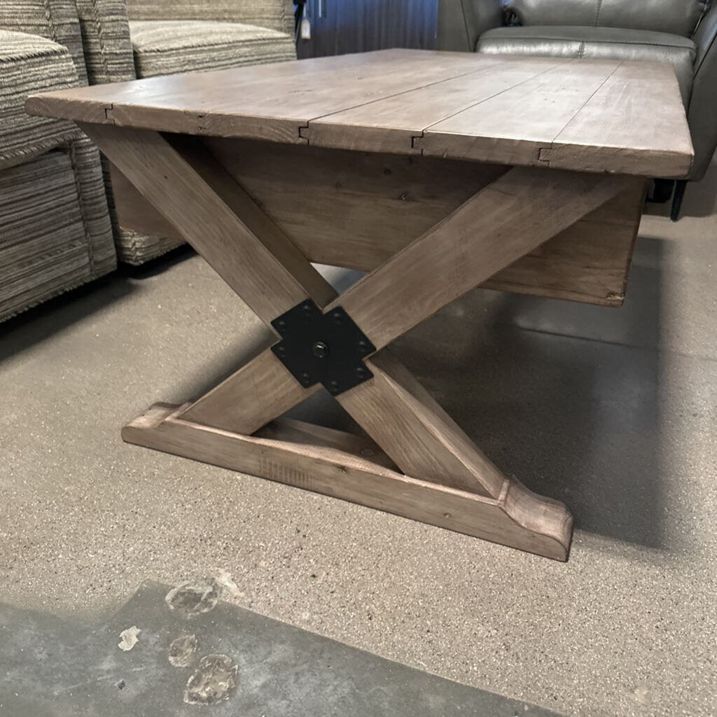 Hammary Reclamation Place Coffee Table - 48X26X18H -AS IS