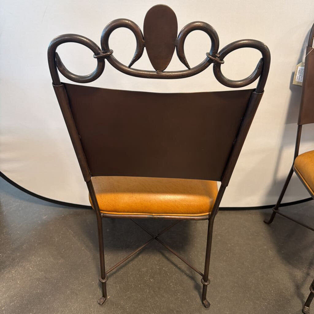 Iron Round Glass 7 Pc Dining Set by Alexandria Diez-60X30