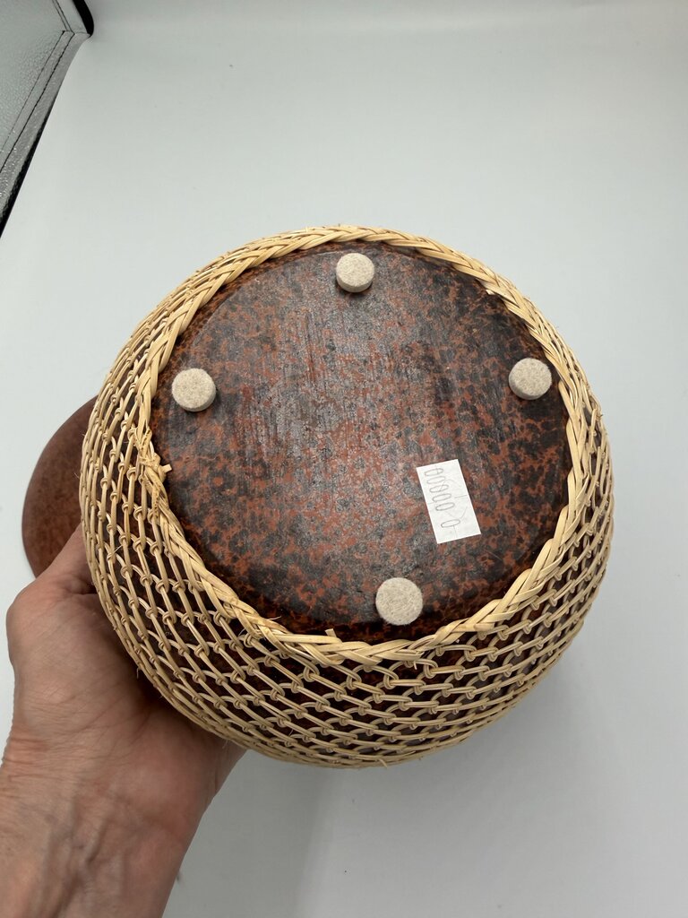 Indonesian Sasak Lombok Lidded Bowl- 7X6H