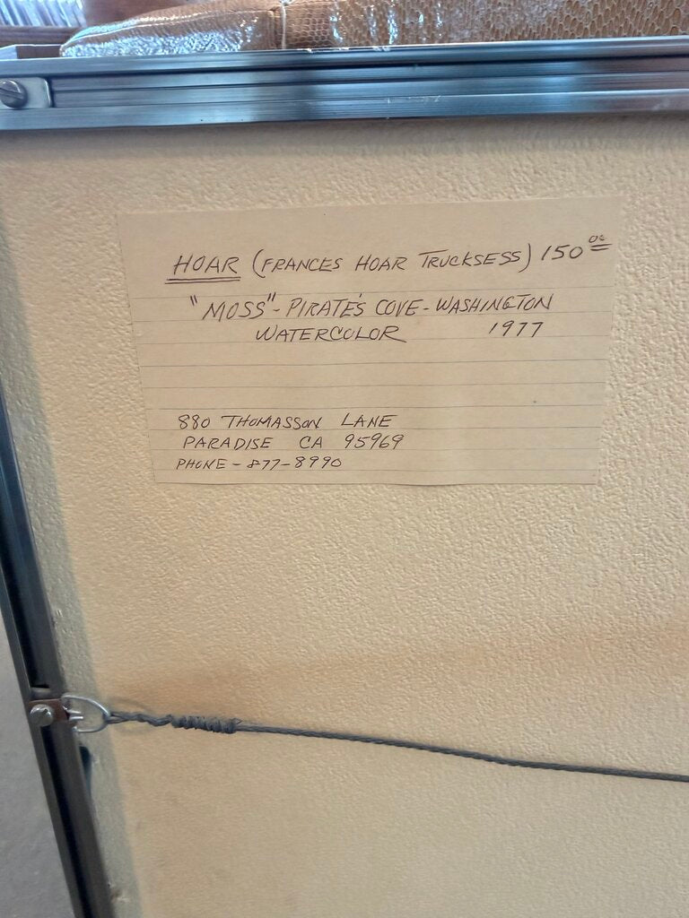 "Moss" Pirates Cove -Francis Hoar Trucksess - 28.5X36.5H-AS IS