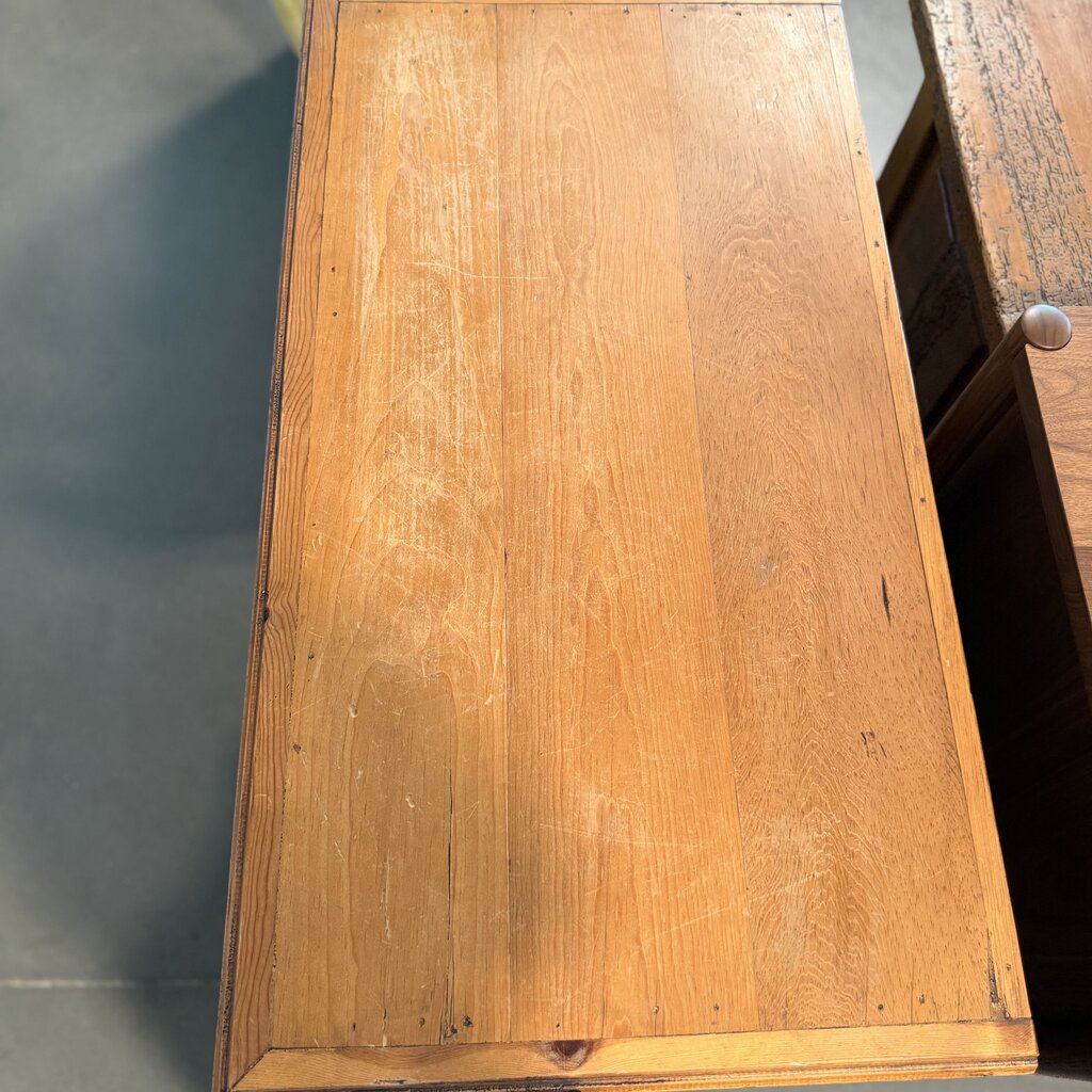4 Drawer Mexican Worm Wood Console- 36X19.5X36.5H