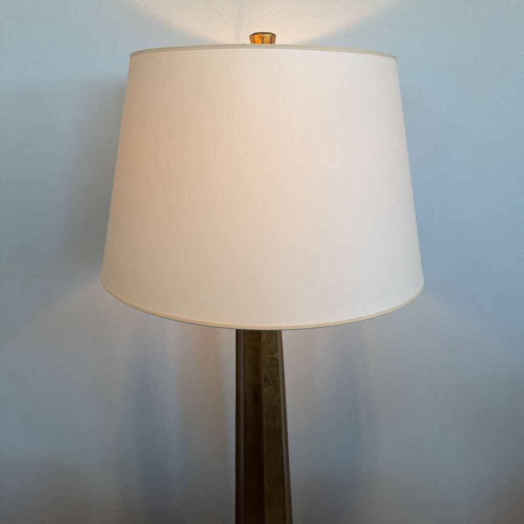 Visual Comfort Spire Gilded Iron Floor Lamp - 62H