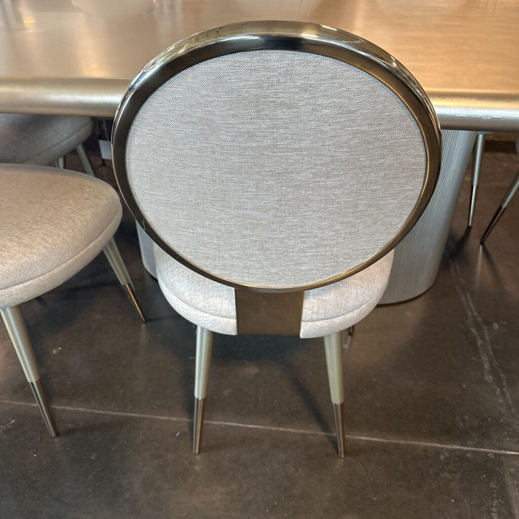 Caracole Classic Love Dining Table W/ 8 Dining Chairs-90X48X30