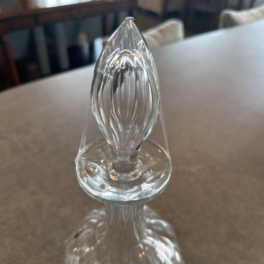 Vintage Crystal Decanter - 5X13H