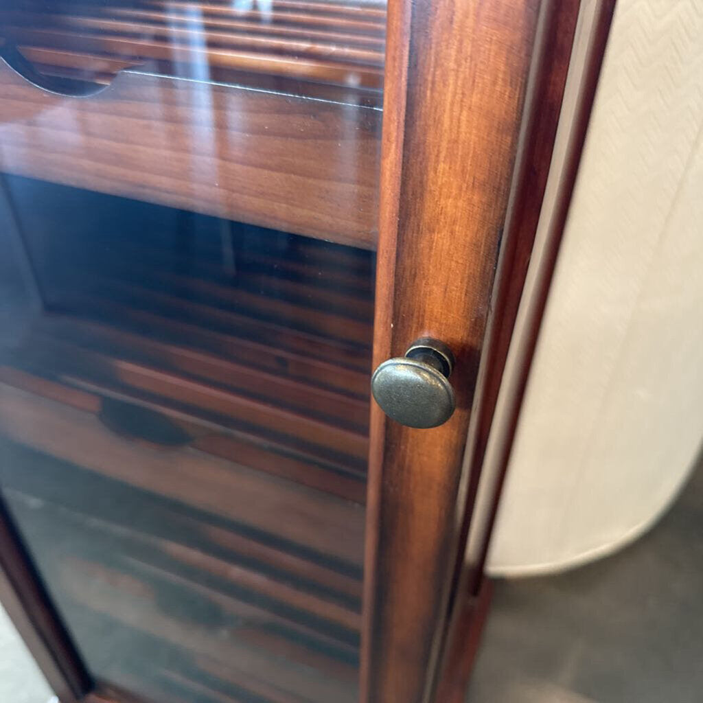 Cigar Cabinet W/ Glass Door - 12X14X42H
