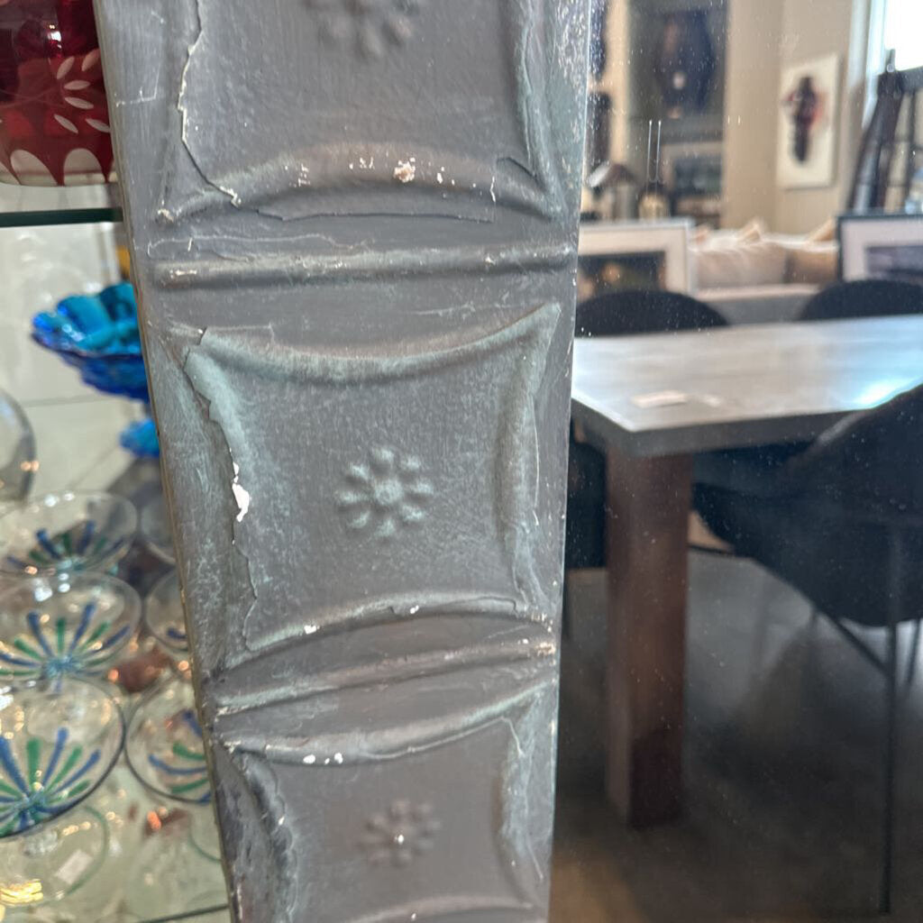 Painted Ceiling Tin Mirror - 24X1X60H