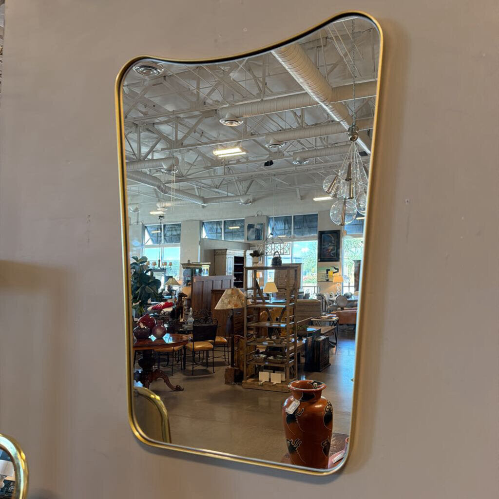 Renwil Gold Framed Rectangular Mirror- 19.5X28H