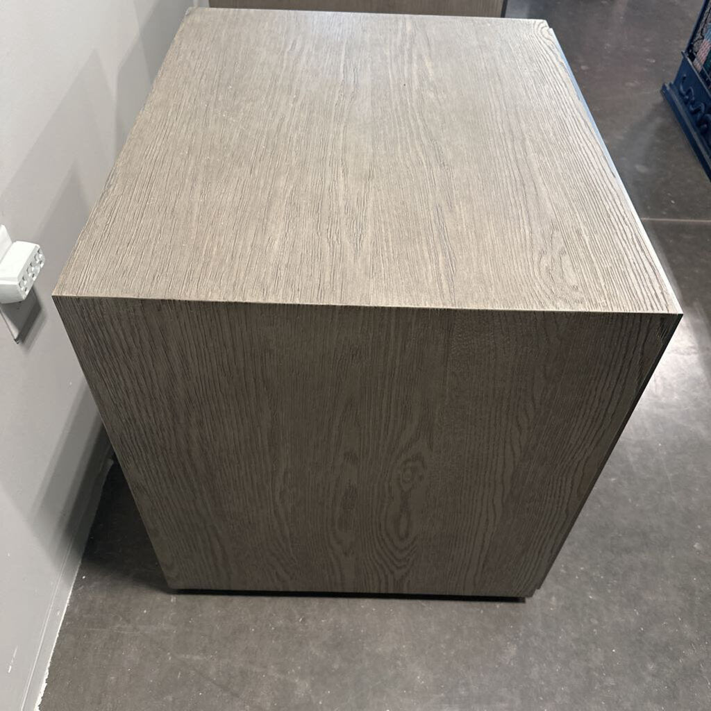 RH Calvin Grey Oak Nightstands - Pair - 26X22X24.5H