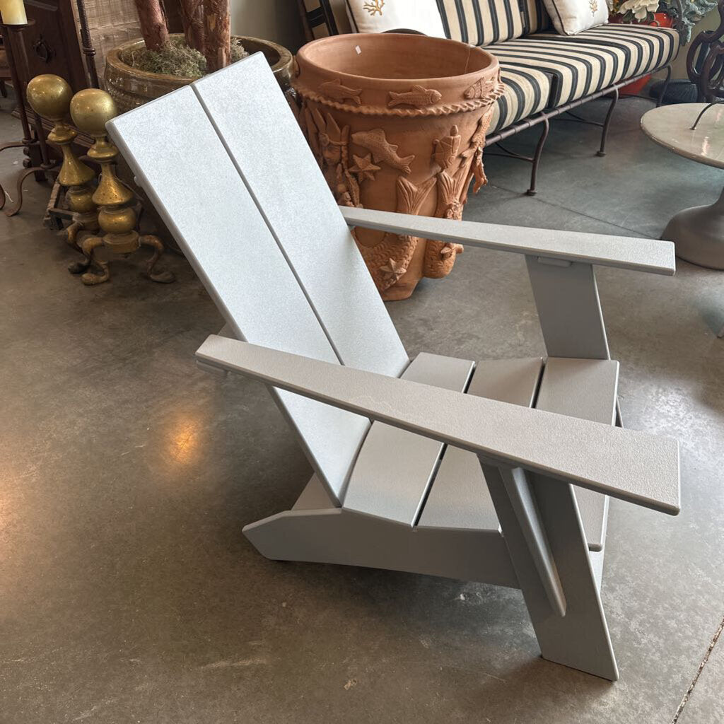 Room & Board Emmet Grey Adirondack Chair - Pair - 30X28.5X32H