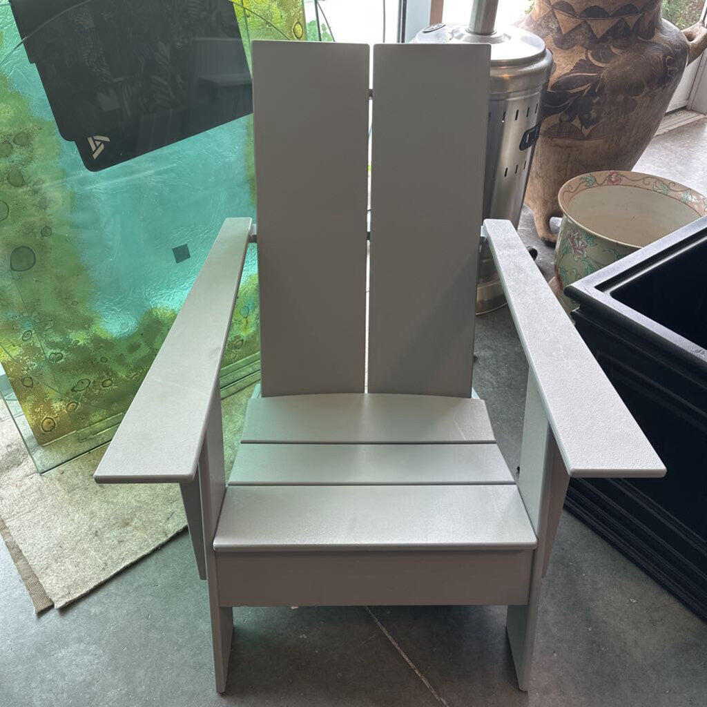 Room & Board Emmet Grey Adirondack Chair - Pair - 30X28.5X32H